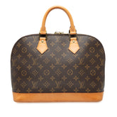 ルイ ヴィトン モノグラム アルマPM ハンドバッグ M51130 ブラウン PVC レザー レディース LOUIS VUITTON 【中古】